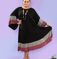 Платье на полной женщине