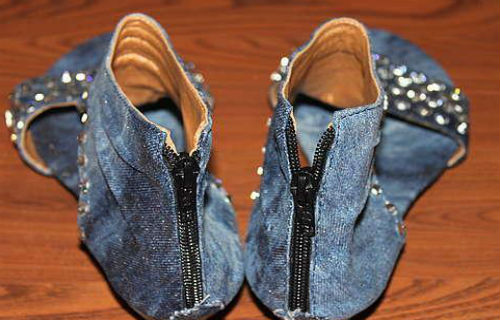 Джинсовые басаножки Джинсовые басаножки