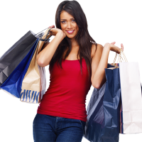 Женщина с покупками