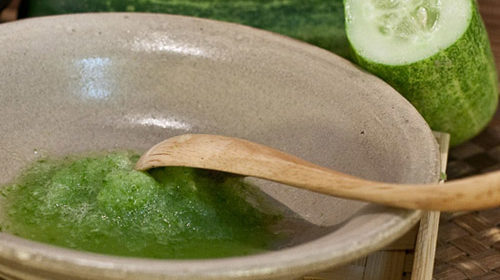 Маски из огурца