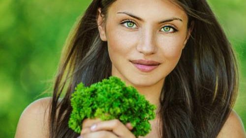 Маски из петрушки