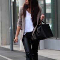 Кожаные брюки